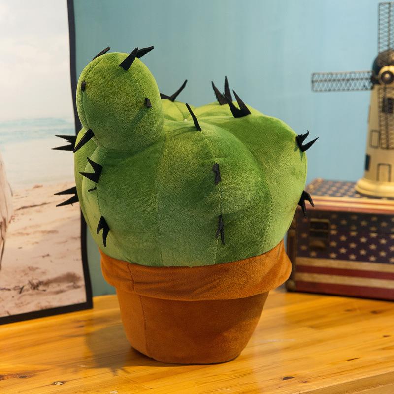 Cactus ornamentale simulato creativo, bambola cactus giocattolo di peluche, regalo per la casa
