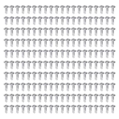 200 Pièces Vis Autoperceuses Acier Inoxydable Tête Ronde M4.8x13 Kit d'Accessoires de Fixation