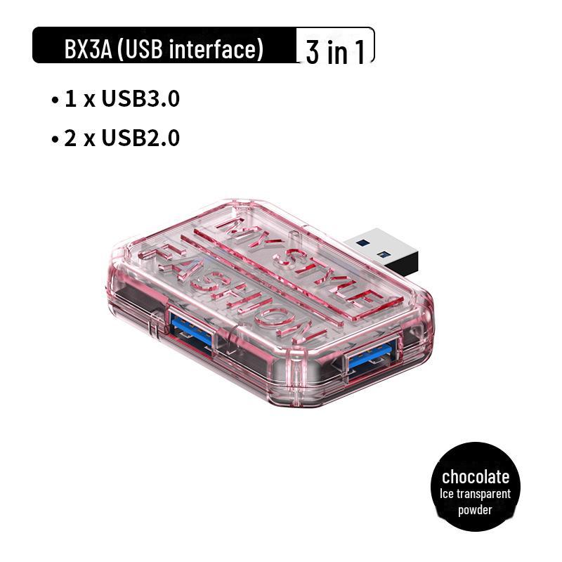 10-in-1 Transparent Type-C USB Hub Expansion Dock