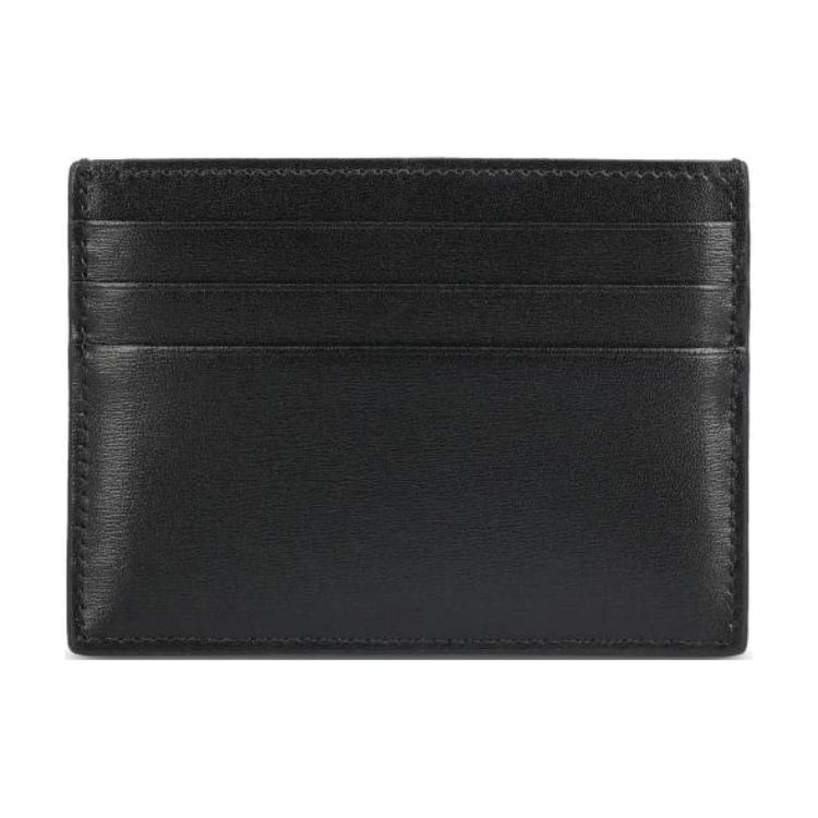 Celine Triomphe Logo Six Card Slot Calfskin Card Holder Women Card Holder Black 10L833DPV-38DI