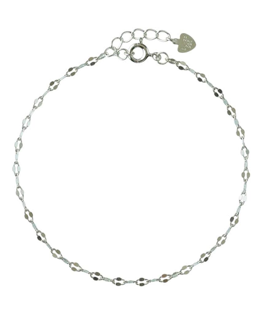 Alleun Silver 925 Women'S Layered Thin Chain Bracelet
