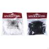 Halloween Spider Webs Decorations Stretchable Cobweb Super Practical Web with 2 Fake Spiders