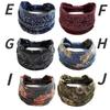 Summer Bohemian Bandanas Elastic Hair Bands Yoga Exercise Cotton Headband Women Headwear Print Vintage Cross Unisex Scrunchies