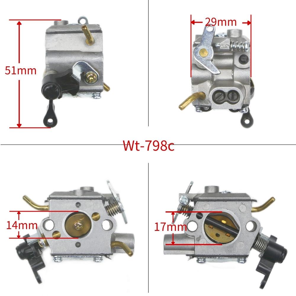 For MTD/Walbro Craftsman Lawn Mower Tiller Cultivator - WT-798C  Style Carburetor Replacement