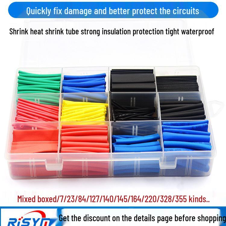 Flame Retardant Heat Shrink Tubing: Flexible, Waterproof Insulating Sleeve for Wiring and Data Cable Protection