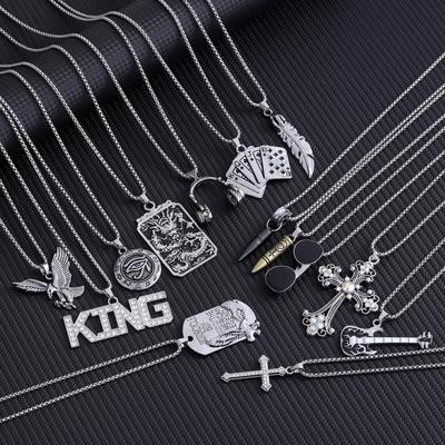 Titanium Steel Necklace Stylish Pendant Unisex Fashion Chain for Men and Women Trendy Accessory