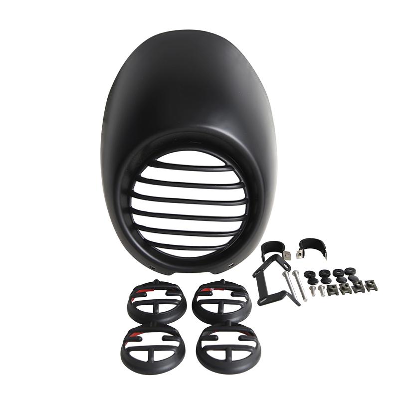 For CFMOTO 450CLC 450CL-C CLC450 450clc Clc450 Headlights Pig Head Cover Retro Front Windshield Large Lampshade Guide Cover