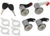 4 Barrels Lock Cylinder Renault Master II Mascott OPEL Movano Nissan Interstar with 2 Keys