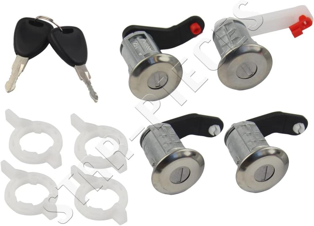 4 Barrels Lock Cylinder Renault Master II Mascott OPEL Movano Nissan Interstar with 2 Keys