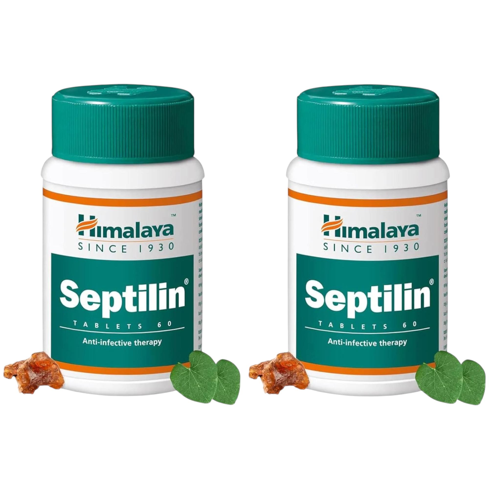 

Himalaya 2 таблетки Septilin по 60 таблеток кожна, підтримує природний імунітет, оздоровча добавка для відновлення та щоденного здоров я