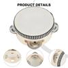 4/6/8/10inch Handheld Drum Percussion Kids Drum KTV Party Tambourine  Educational Toys