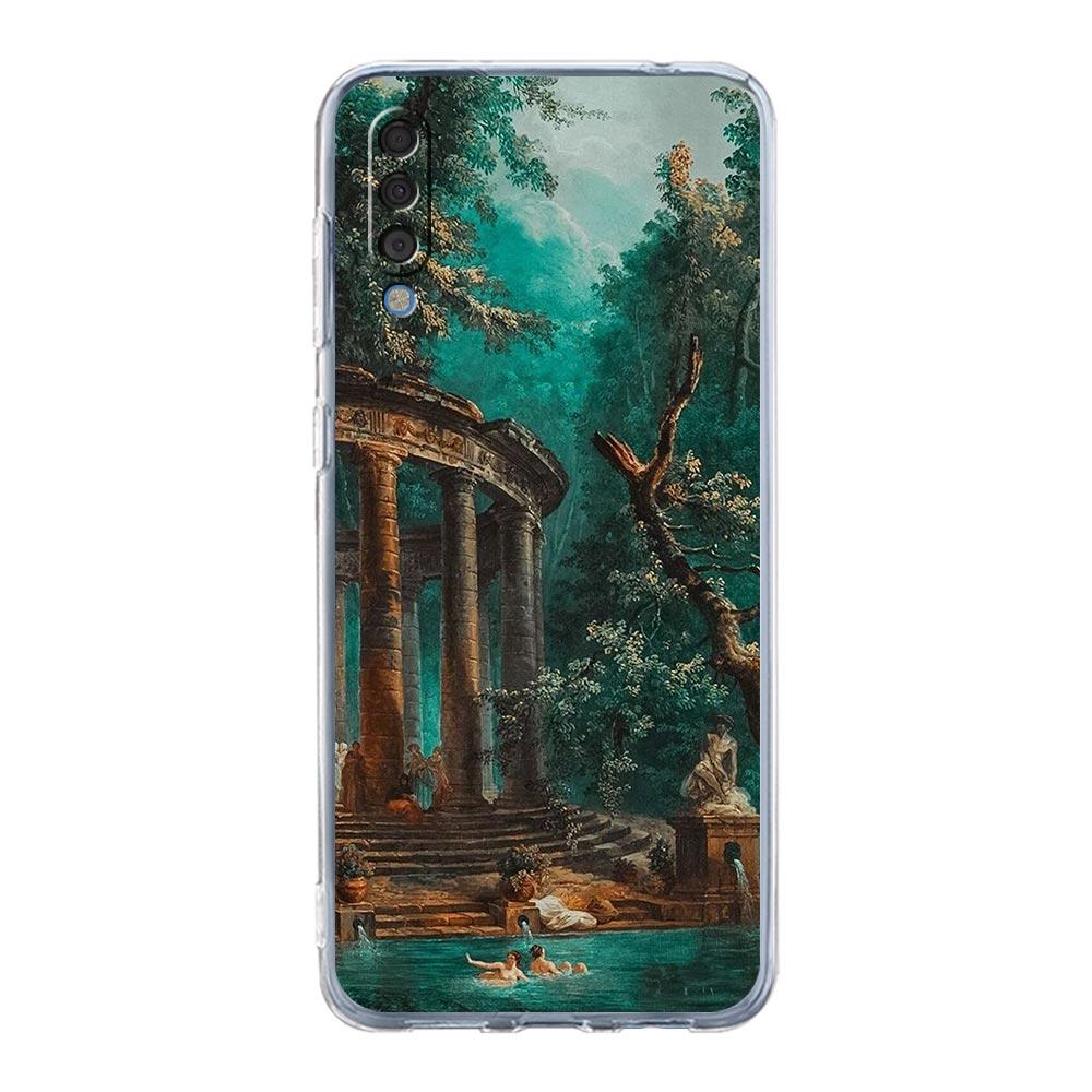 Phone Case For Samsung A14 A50 A70 A30 A40 A20E A10S A20S A02S A04S A12 A22 A32 A34 A52 5G A54 Renaissance Art Painting Cover