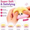 Squish-soft Dumpling Interactive Toy, Cute Design, Multicolor Random, Anti-Stress Effect, 11 cm, Kids Gift