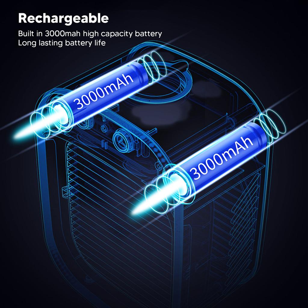 Portable Fan 5 Gear Adjustable Low Noise Desktop Cooling Fan Humidifier for Office Camping Home 180ml