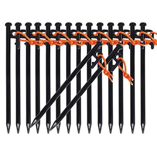 Soomloom Steel Solid Tent Peg Take Camping Setup Tool 20CM