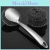 Stainless Steel Dish Scrubber Set With Handles For Deep Cleaning Kitchen Utensils