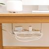Home Office Desk Wire Organizers Under Table Storage Rack Cable Rack Table Bottom Rack Outlet Holder Hanging Rack Line Organizer