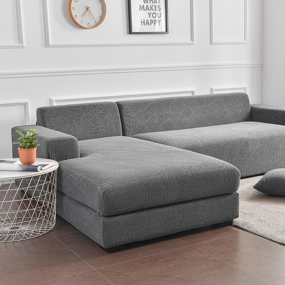 Non -Waterproof Sofa Covers Jacquard Thick Stretch Sofa Cover For Living Room Elastic Slipcover Couch Covers Furniture Protector