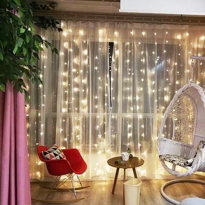 3 M LED Icicle Perde Işıkları 300 leds Noel Peri Lambası Açık Ev Düğün Parti Bahçe Dekorasyon Için