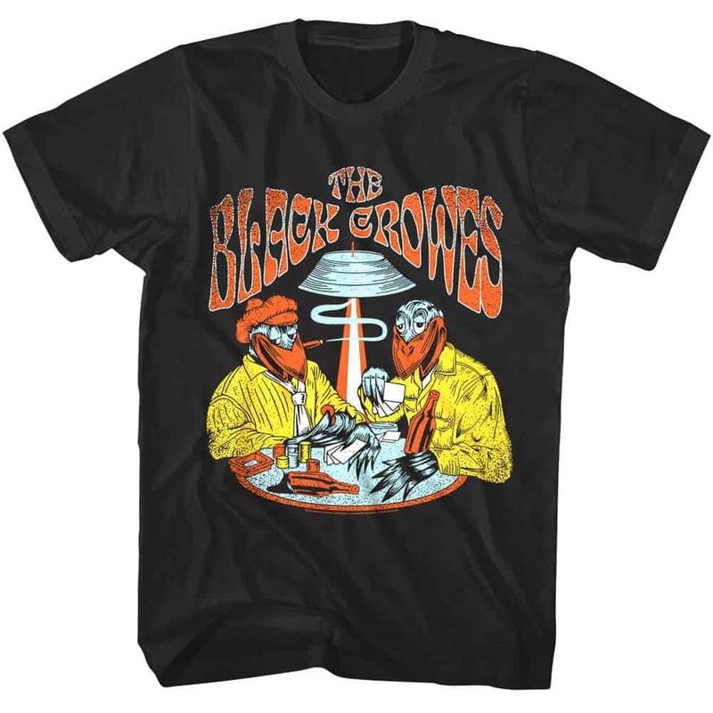Black Crowes Poker Game Unisex T-Shirt XXXL