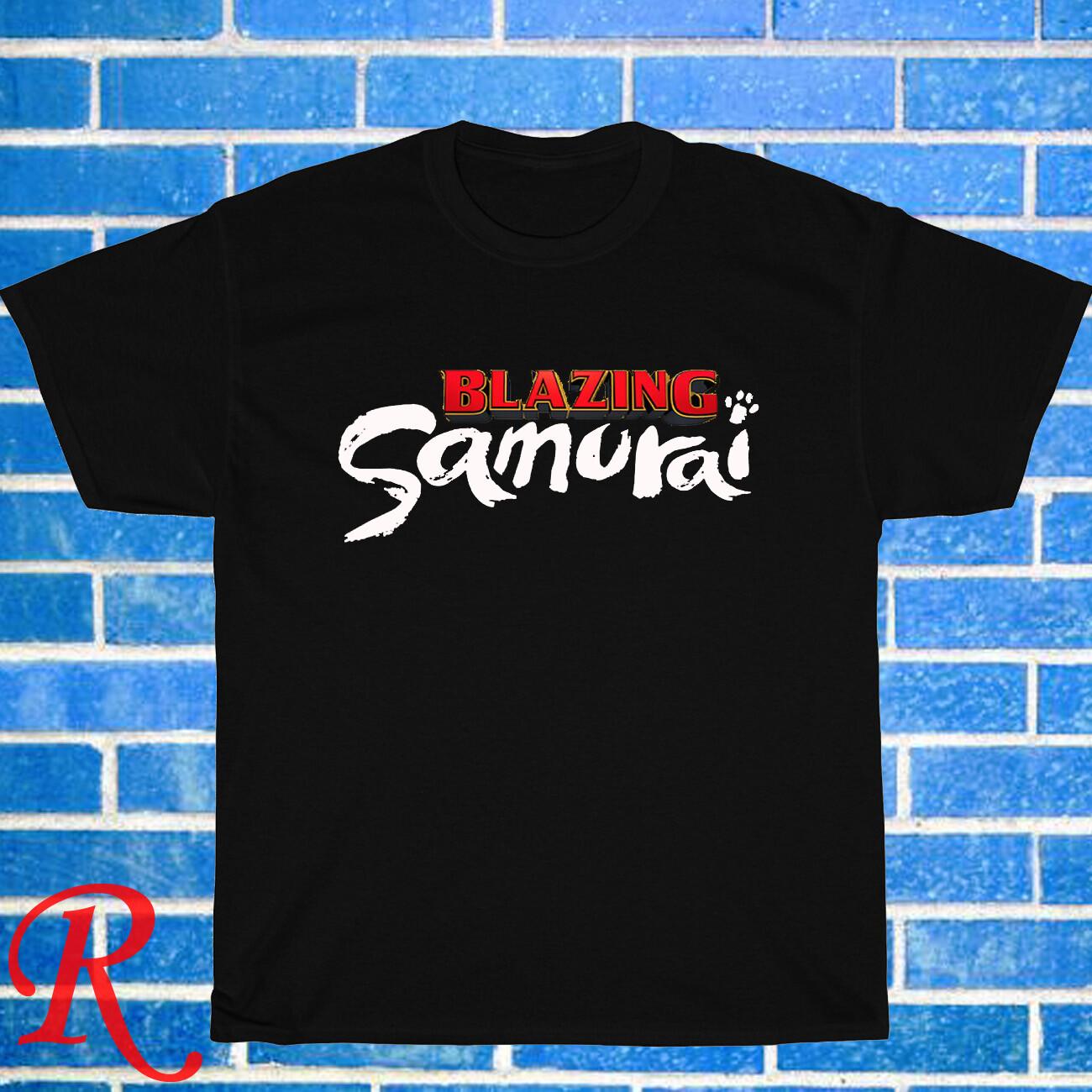 New Shirt Blazing Samurai movie funny Black/Grey Size S-3XL Unisex T-Shirt XXXXL