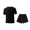 Li-Ning Summer Mens Round Neck Short Sleeve Comfortable Breathable Skin-Friendly Lightweight Simple Versatile Casual Sports Suit ATSU493-1+YATV113-1