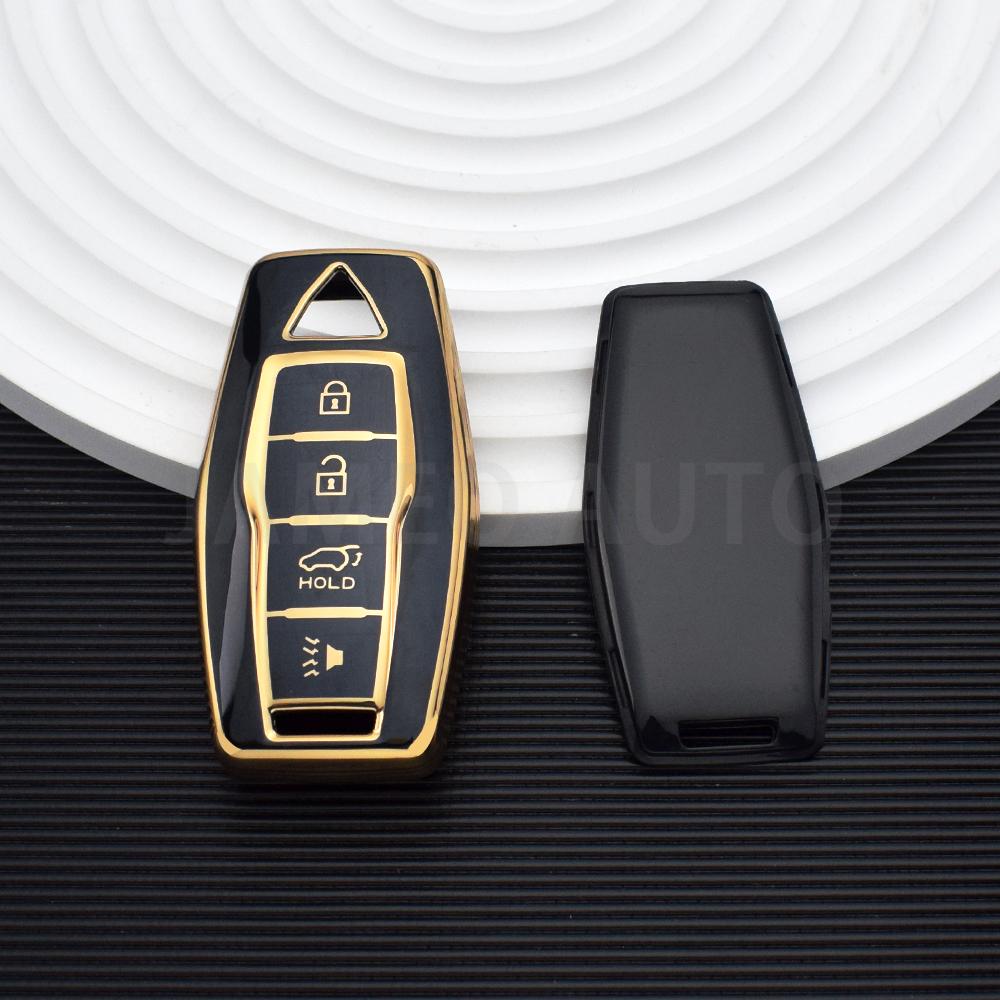 

Для Mitsubishi Outlander 2022 2023 2024 Защита Держателя 2 3 4 Кнопки ТПУ Чехол для Ключа Автомобиля Аксессуар