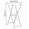 Bistro Table Anthracite Ø 50 X 71 Cm Powder Coated Steel