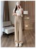 2024 High-Waist Women's Wide-Leg Drape Pants - Spring/Autumn Edition