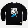 DOLDOL Shark-Dog-Mtm-19 Shark Dog Surfing Hawaii Character Graphic Design Sweatshirt Long Sleeve