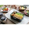 Skater Bento Box 650ml Antibacterial 4 Point Lock Women's Pingu x Seiji Matsumoto Made in Japan YZFL7AG-A