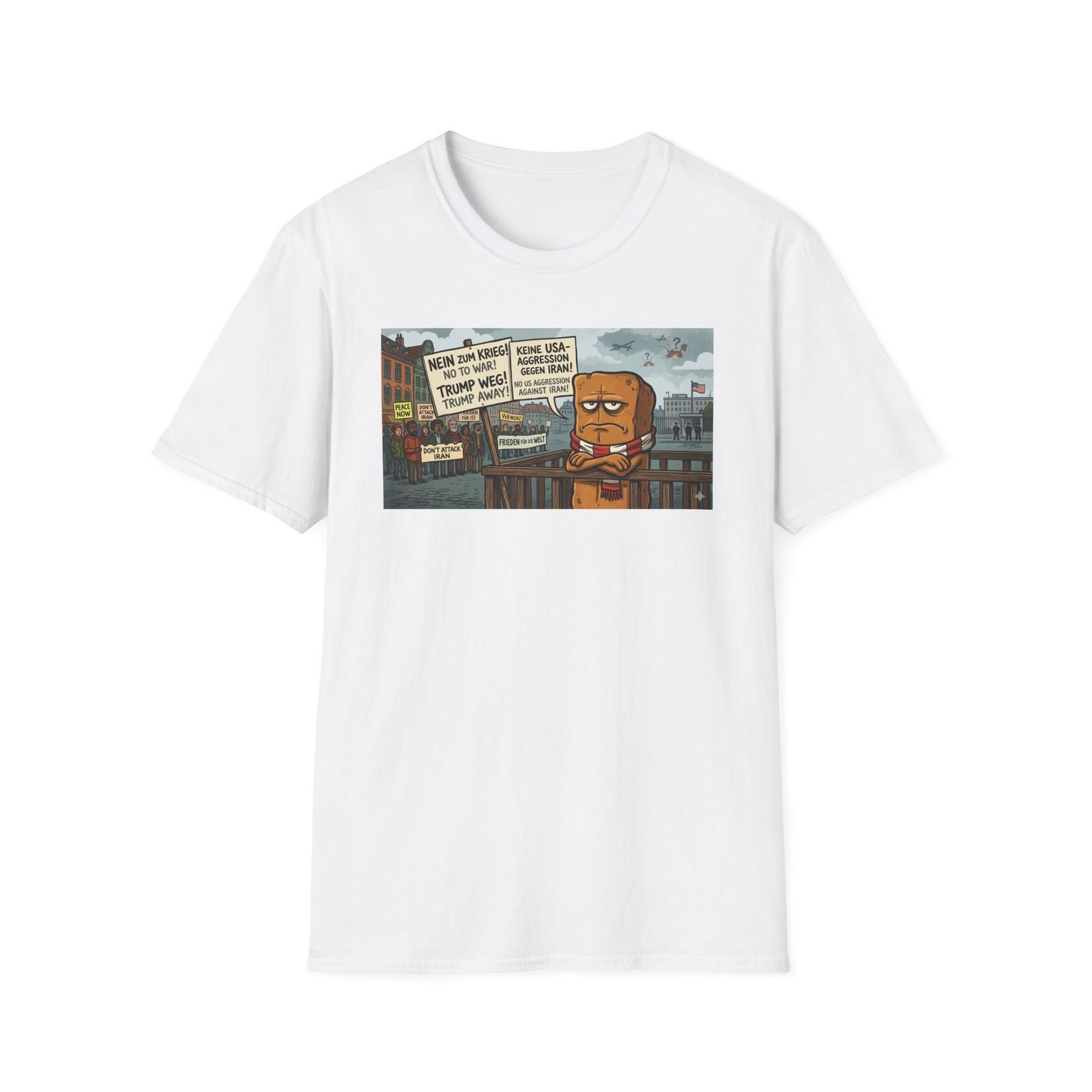 Bernd das Brot German Cartoon Political Peace Protest Graphic T-Shirt Unisex Tee S разноцветный