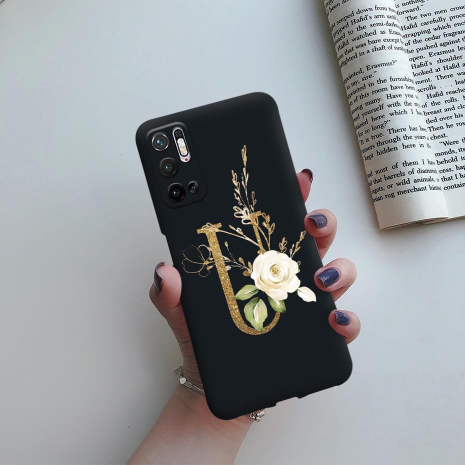 For Xiaomi Poco M3 Pro 5G Case for Poco M3 Pro 5G Cover Cute Letters Soft Silicone Phone Case for Xiaomi Poco M3 PocoM3 M 3 Pro