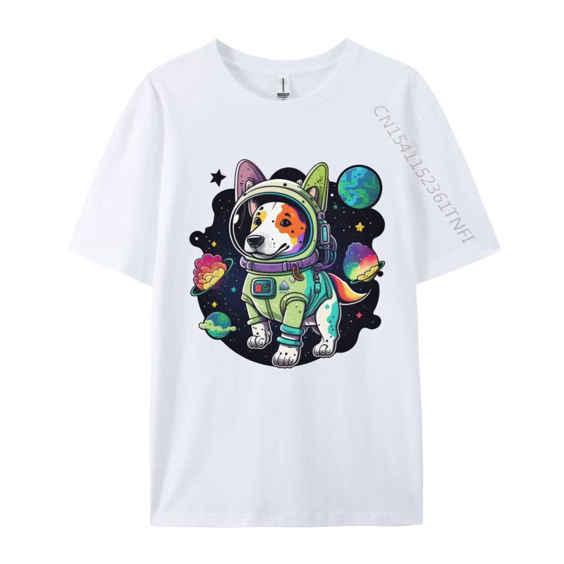 

Dog Astronaut In The Cosmos Tshirt Funny T Shirts Cotton Tops Tees For Men T Shirt Blank T Shirt 100 Cotton S