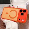 Translucent For Magsafe Magnetic Wireless Charge Phone Case For iPhone 17 Air 16 15 14 13 12 Pro Max Matte Lens Protection Cover