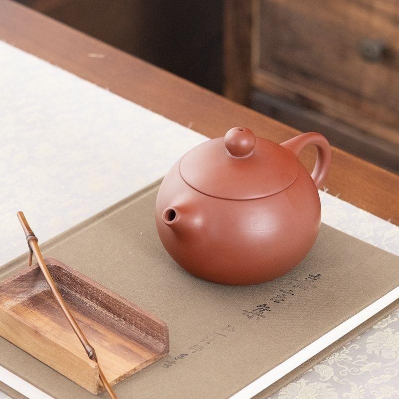 150ml Yixing Purple Clay Teapot Ball Shaped Xishi Tea Pot Kettle Zisha Could Brew Dahongpao Pu Er Longjing Tieguanyin Tea Set