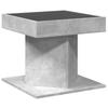LED Coffee Table Concrete Grey 50x50x45 cm Particleboard