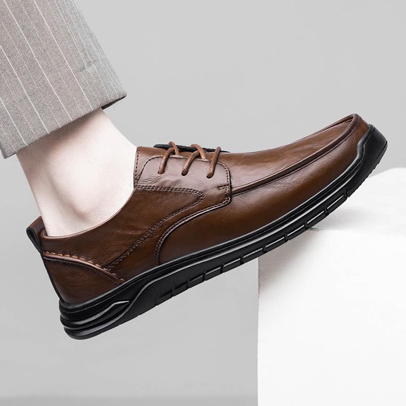 Casual Retro Men Shoes Business Brand Leather Shoes Fashion for Men  Comfortable and luxurious men's outdoor walking shoes