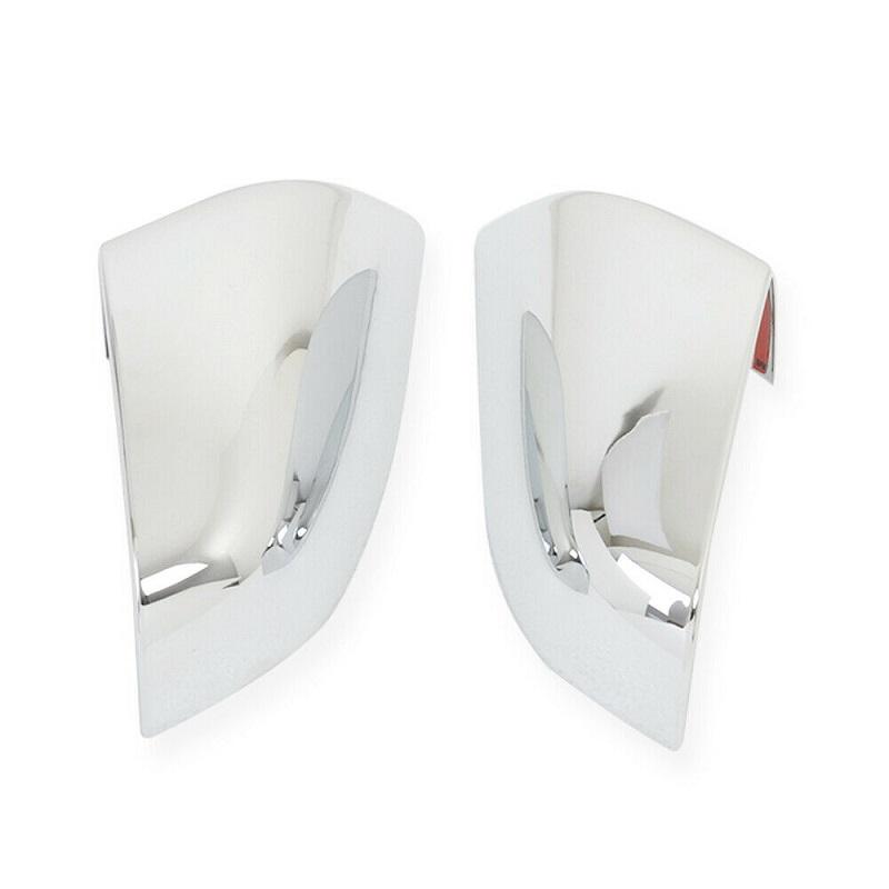 For Tesla Model S 2017 2018   Replacement ABS Carbon Black Side Rearview Mirror Cover Caps Shell Chrome Color