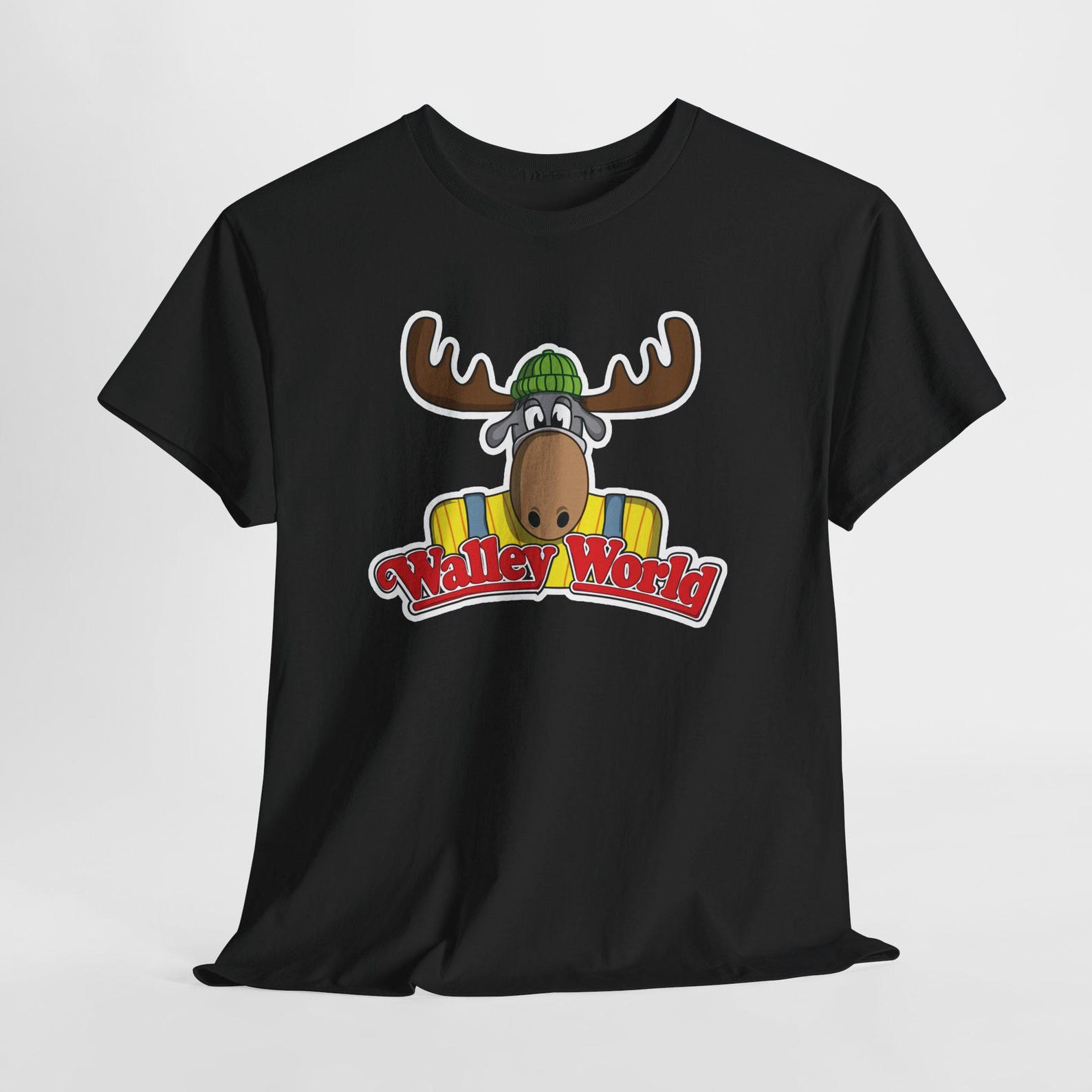 Walley World Vacation Logo Men s Red White Black Tees T-Shirt Size S-5XL L