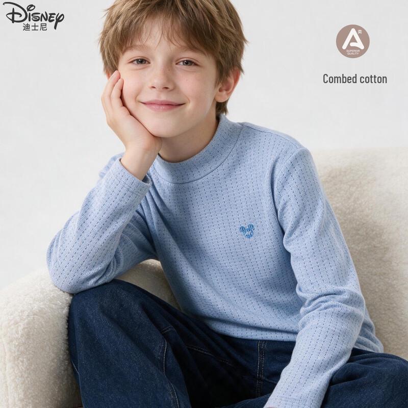 Disney Boys' Long Sleeve Mock Neck Base Layer T-Shirt