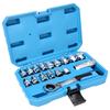 Go-through Sockets Pass Through Socket Mirror-polished Finish Socket Adaptors Included Versatile Socket Wrench Set