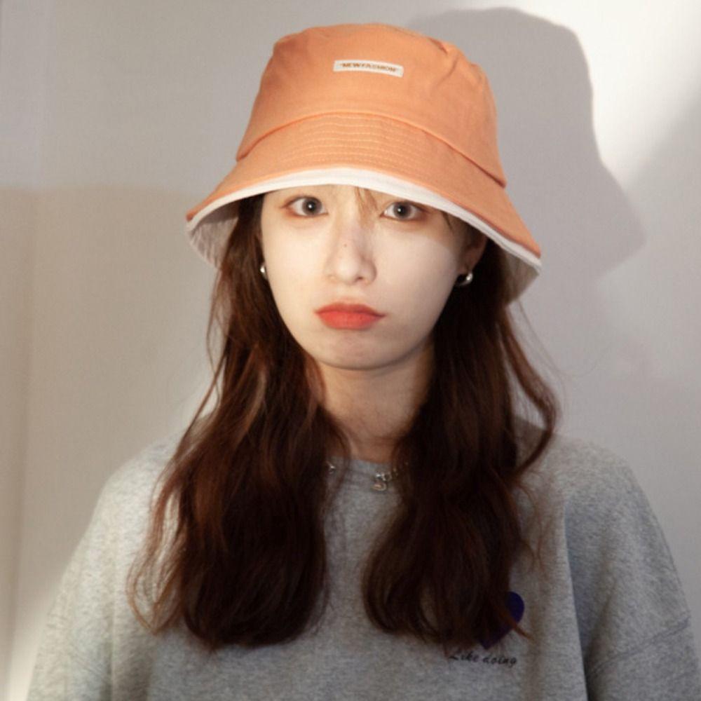 Large Brim Beach Bucket Hat Breathable Summer Sun Hats Foldable Women Fisherman Hat  Female Girls