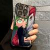 One P-Punch-Mans Tatsumaki Soft Phone Case For iPhone 15 16 17 Air 14 Pro Max 16E Plus 13 12 Mini Plating Anti-Fall Fundas
