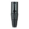 P586 3 Pin XLR Male Plug Head Removal-free Screw