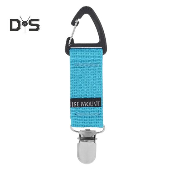 

Зажим для соломенной шляпы на открытом воздухе, портативный сверхмощный ремень с пряжкой для рук, многофункциональная перчатка, полотенце, держатель для солнцезащитной шляпы, зажим для переноски синий