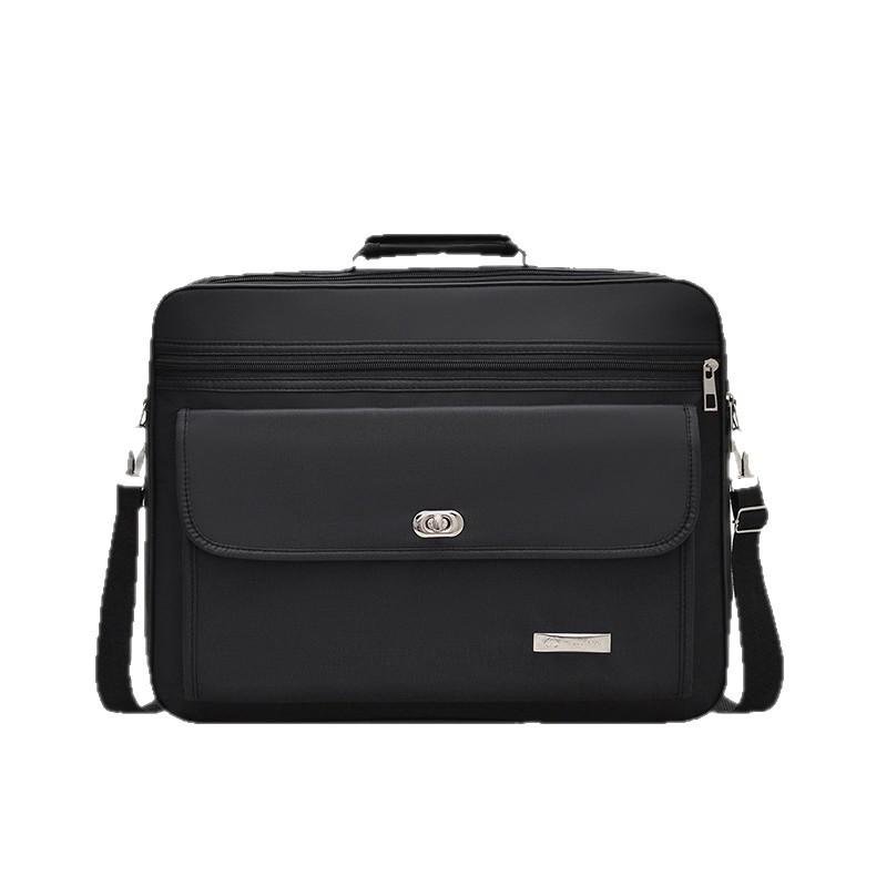 Korean Style Men's Oxford Cloth Crossbody Briefcase - Large Capacity Fashion Computer Handbag