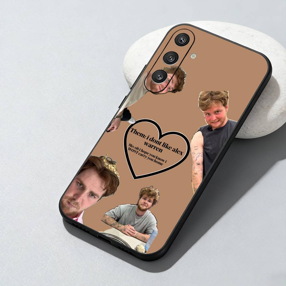 O-Ordinary Singer A-Alex W-Warren Phone Case For Samsung Galaxy A73,A72,A71,A70,A52,A51 Others Soft Black Cover