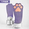 Wear-resistant Dog Paw Fitness Power Straps Leather Dog Paw Deadlift Power Straps  Weightlifting