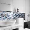 10Pcs PVC Tile Stickers 15*15cm Waterproof 3D Wall Sticker Marble Grain Self Adhesive Art Wall Decal